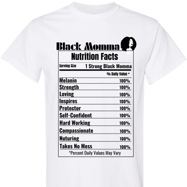 Black Momma Nutrition Shirt