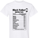 Black Father Nutrition Shirt