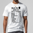 Black Son Nutrition Shirt